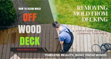 Effective Ways to Remove Mold from Your Wooden Deck