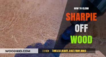 Erasing Marks: A Guide to Removing Sharpie from Wood Surfaces