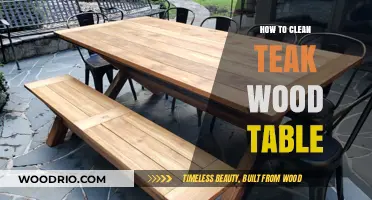 Revive Your Teak Wood Table: A Comprehensive Cleaning Guide