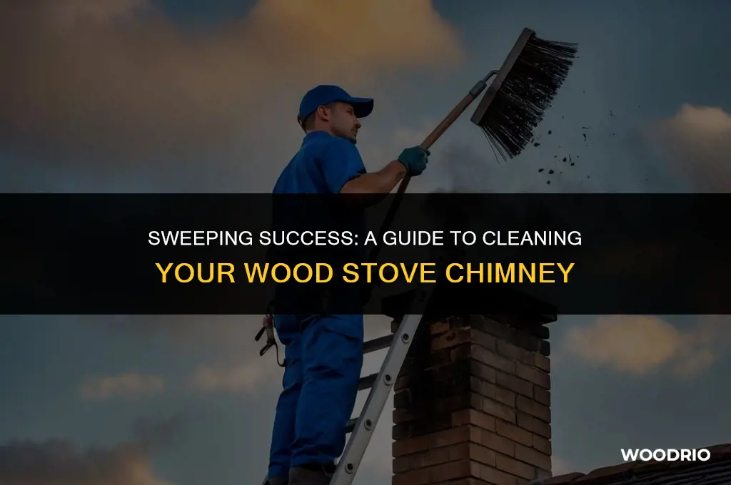 how to clean the chimney of a wood burning stove