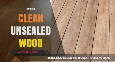Reviving Natural Beauty: A Guide to Cleaning Unsealed Wood