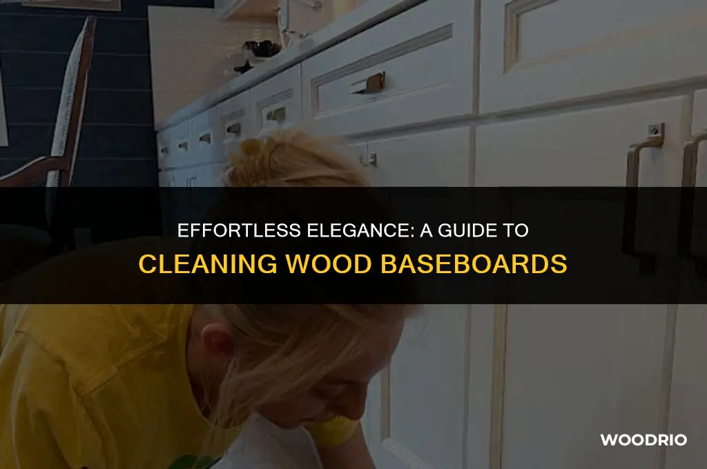 how to clean wood baseboards