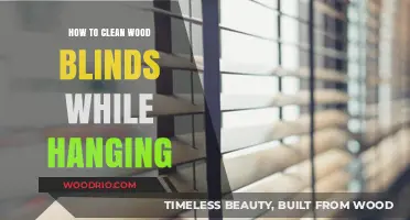Effortless Cleaning: Maintaining Wood Blinds Without Removal