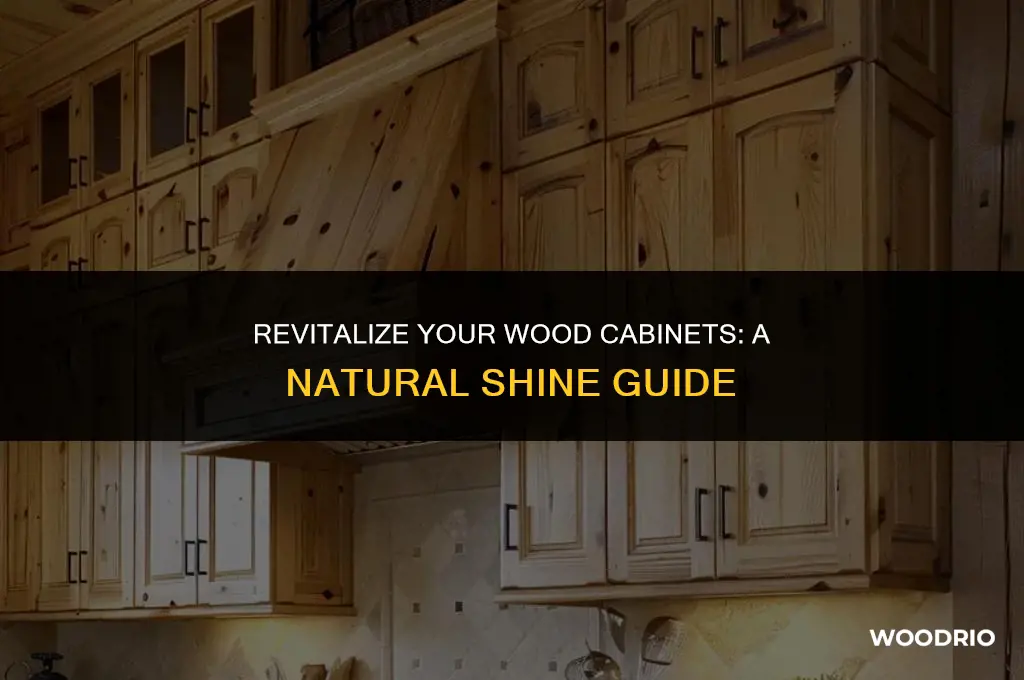 how to clean wood cabinets and make them shine naturally