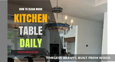 Daily Care for Your Wooden Kitchen Table: Tips and Tricks