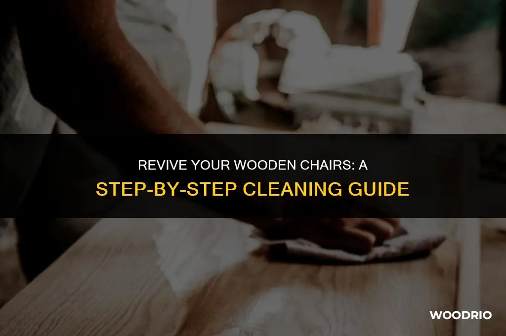 how to clean wooden chairs