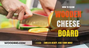Effortless Cleaning: Maintain Your Wooden Cheese Board's Charm