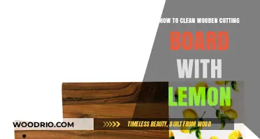 Revitalize Your Wooden Cutting Board with Lemon: A Simple Guide