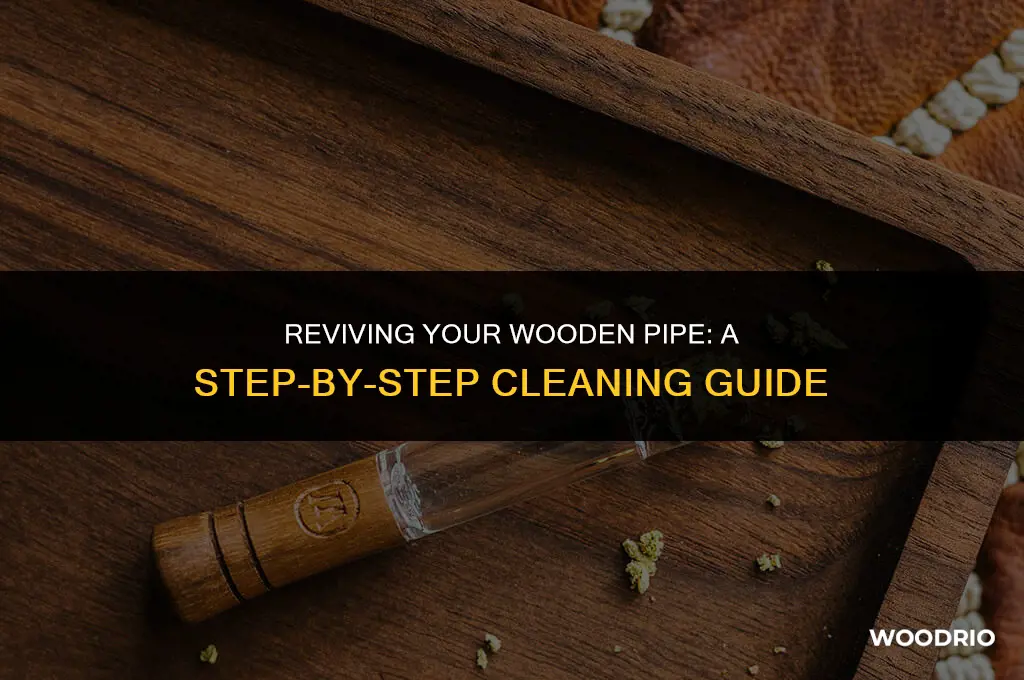 how to clean wooden pipe