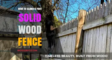 Mastering the Climb: Scaling a 6-Foot Solid Wood Fence Safely