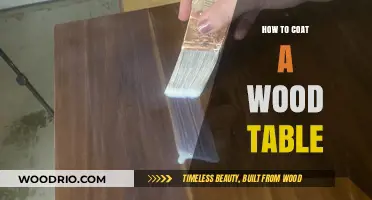 Mastering the Art of Coating a Wood Table: A Step-by-Step Guide