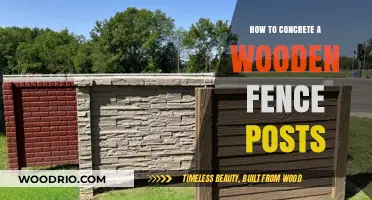 Concrete Your Wooden Fence Posts: A Step-by-Step Guide for Durability