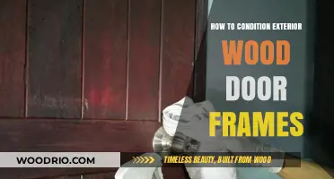 Protect Your Home: A Guide to Conditioning Exterior Wood Door Frames
