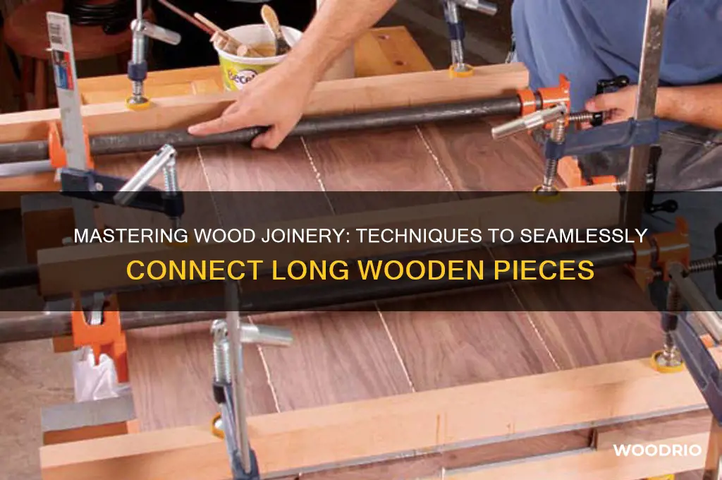 how to connect two long wood