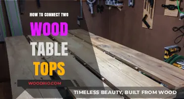 Easy DIY Guide: Connecting Two Wood Table Tops Seamlessly