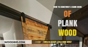 Crafting Rustic Charm: A Step-by-Step Guide to Building Plank Wood Barn Doors