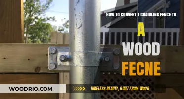 Transform Your Chain-Link Fence into a Stylish Wooden Enclosure