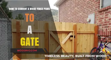 Transforming Your Wood Fence Panel into a Functional Gate