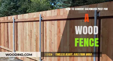Transforming Galvanized Posts: A Guide to Wood Fence Conversion