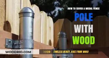 DIY Guide: Concealing Medal Fence Poles with Wood for a Polished Look