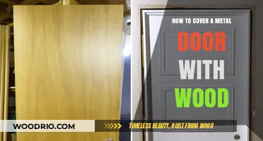 Transform Your Metal Door: A Wooden Makeover Guide