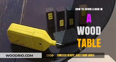 Quick Fixes: Concealing Nicks in Your Wood Table Like a Pro