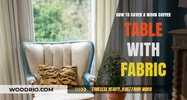 Transform Your Wood Coffee Table with Fabric: A DIY Guide