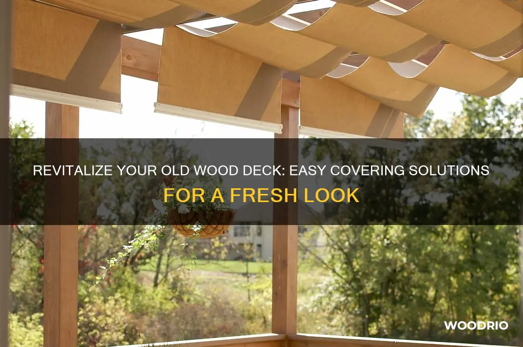 how to cover an old wood deck