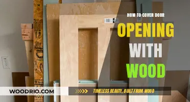 Crafting a Wooden Door Cover: A Step-by-Step Guide