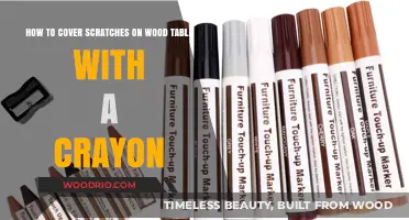 Fix Wood Table Scratches Easily with a Crayon Trick