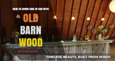 Revamp Your Bar: Covering Sides with Reclaimed Barn Wood