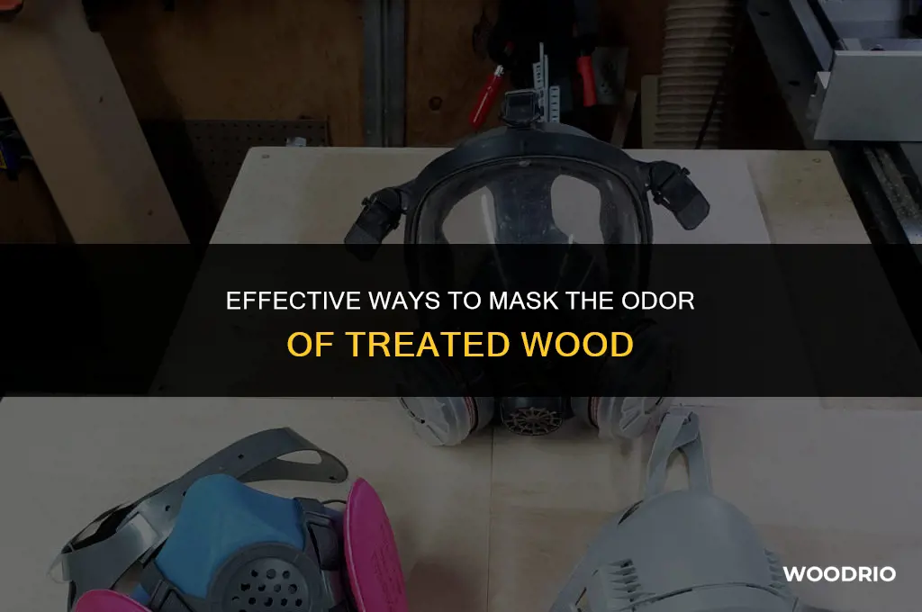 how to cover up the smell of treated wood