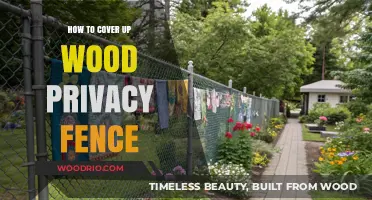 Enhancing Privacy: Creative Ways to Cover Your Wooden Fence