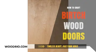 Crafting Birch Wood Doors: A Step-by-Step Guide