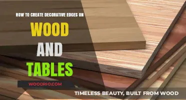 Crafting Elegant Wood Edges: Techniques for Stunning Table Finishes