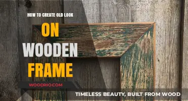 Mastering the Art of Aging: Creating an Old Look on Wooden Frames