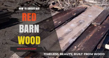 Crafting Authentic Old Red Barn Wood: A DIY Aging Guide
