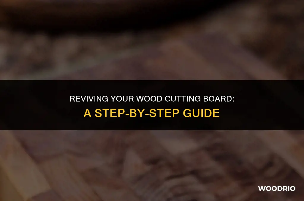how to cure wood cutting board
