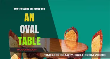 Mastering Wood Curving Techniques for Crafting Oval Table Tops