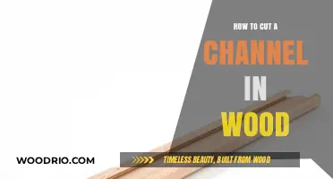 Crafting Channels: A Woodworker's Guide to Precision Cuts