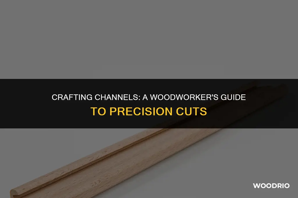 how to cut a channel in wood