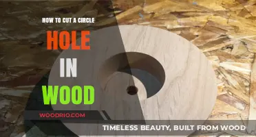 Precision Woodworking: Cutting Perfect Circle Holes in Wood