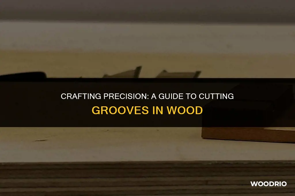 how to cut a groove into wood