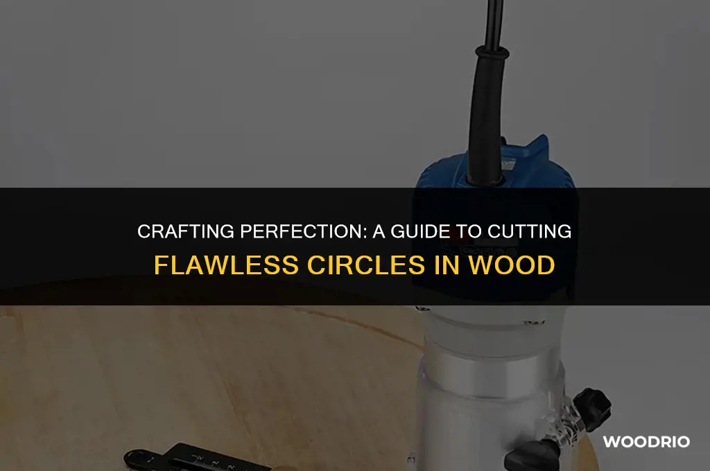 how to cut a perfect circle in wood