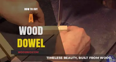 Precision in Woodworking: Mastering the Art of Cutting Dowels