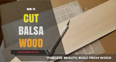 Precision Cutting: A Guide to Working with Balsa Wood