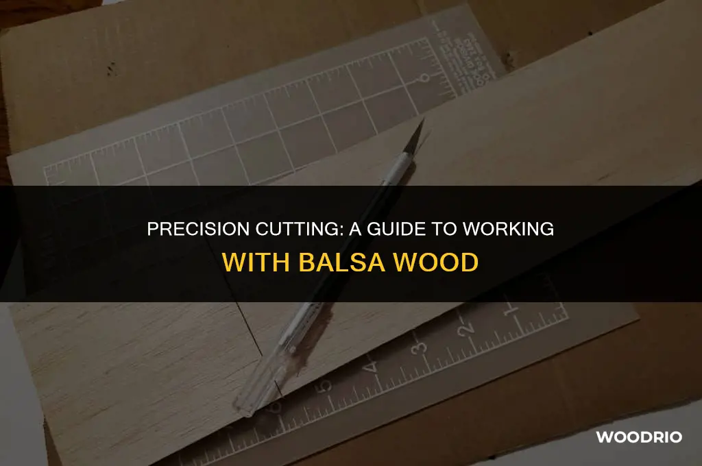 how to cut balsa wood
