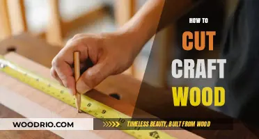 Crafting Precision: A Guide to Cutting Wood for DIY Projects