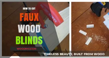 DIY Guide: Cutting Faux Wood Blinds for a Perfect Fit