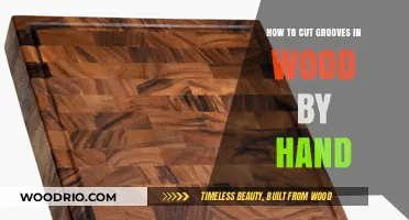 Crafting Precision: The Art of Hand-Cutting Grooves in Wood